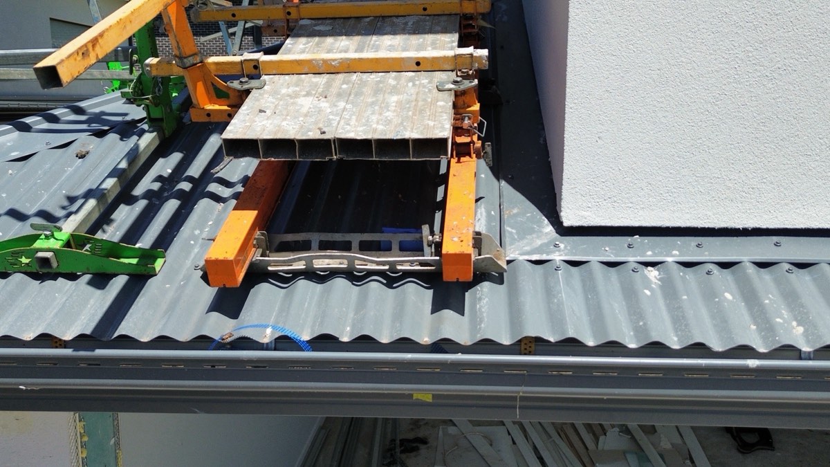 Additional damaged roof cladding, recorded during a fixing stage inspection in Craigieburn
